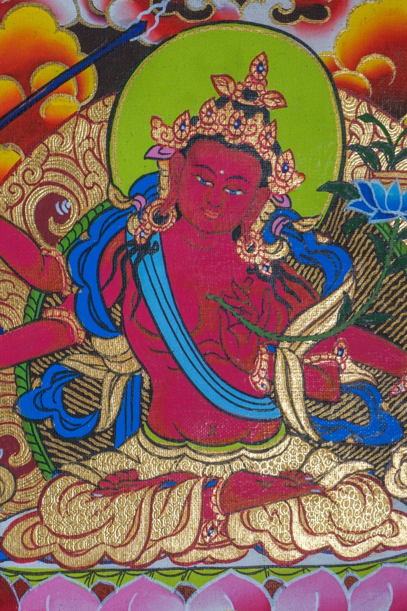 Authentic Manjushri Art For Meditational Practice and Spiritual Gifts
