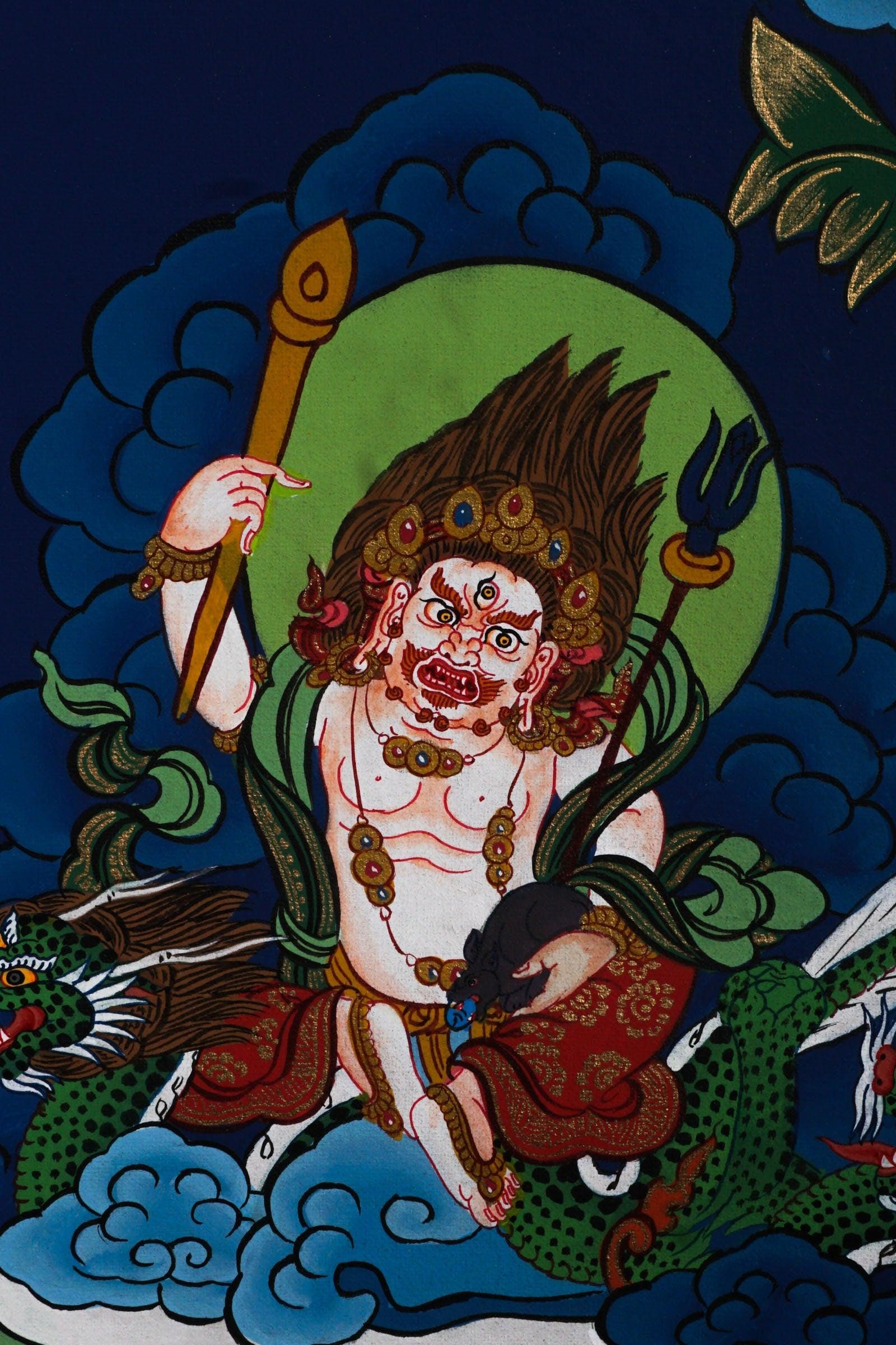 Thangka of Shakyamuni Buddha For home decor and and Wall hanging 