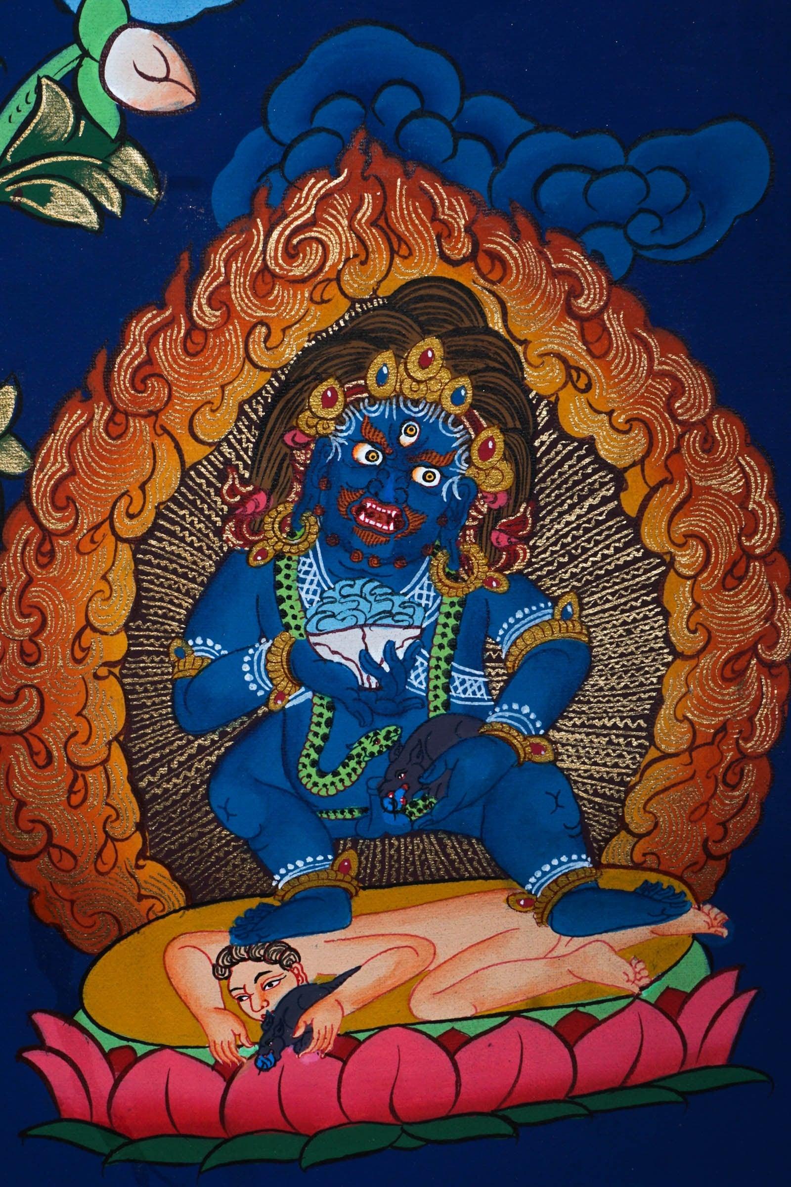 Thangka of Shakyamuni Buddha For home decor and and Wall hanging 