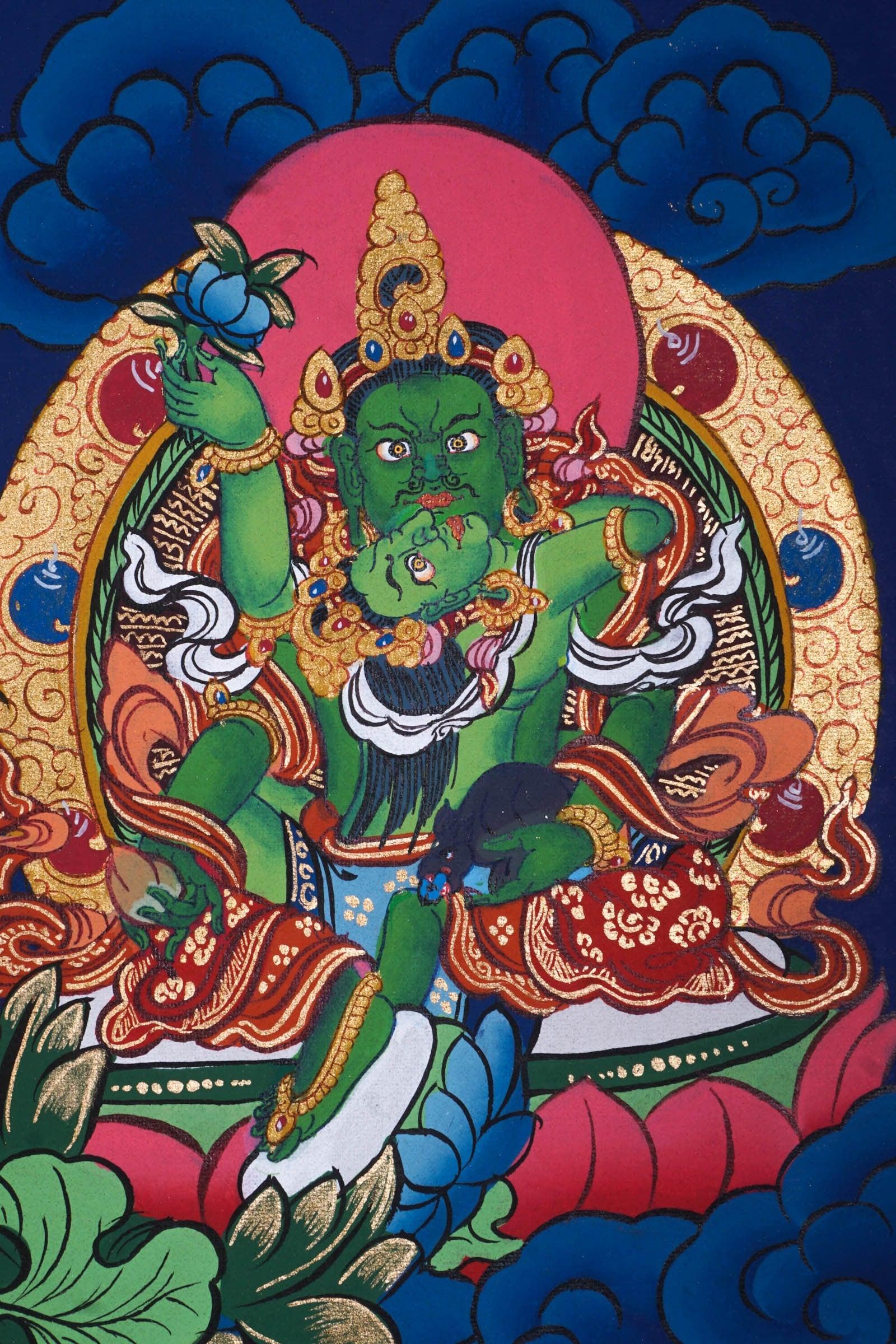 Thangka of Shakyamuni Buddha For home decor and and Wall hanging 
