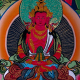 Premium Hand Art Manjushri Thangka For home decor and and Wall hanging 