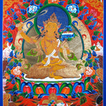Sword of Wisdom - Manjushri Thangka Painting  For Meditational Practice and Spiritual Gifts