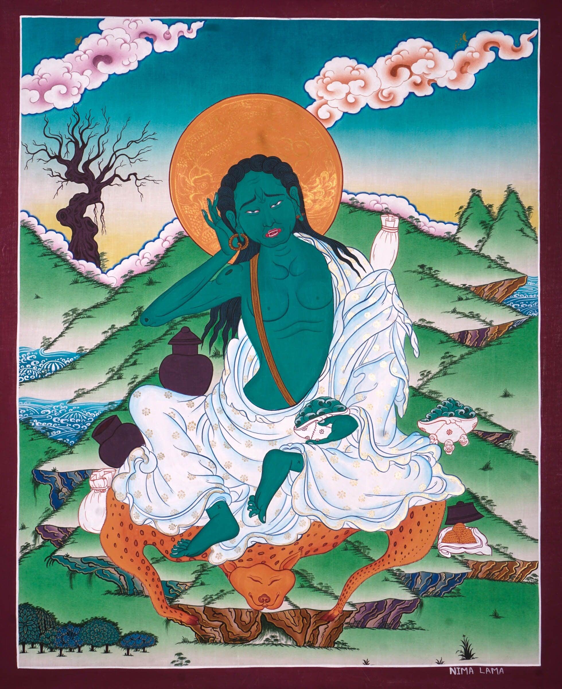 Milarepa Thangka Art For Meditational Practice and Spiritual Gifts