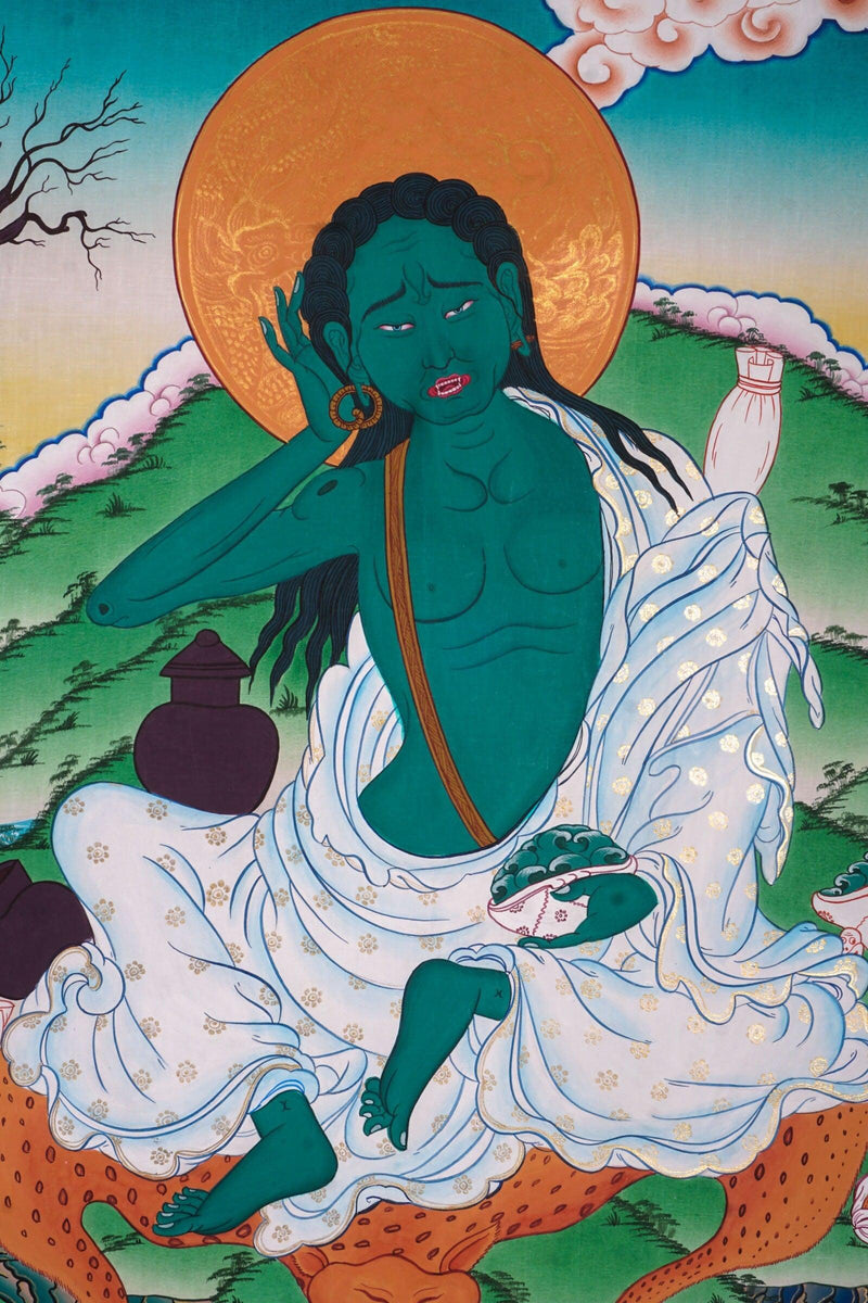 Milarepa Thangka Art For Meditational Practice and Spiritual Gifts