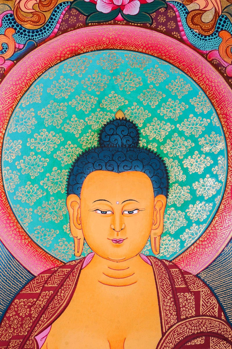 Thangka Art of Shakyamuni Buddha - Himalayas Shop