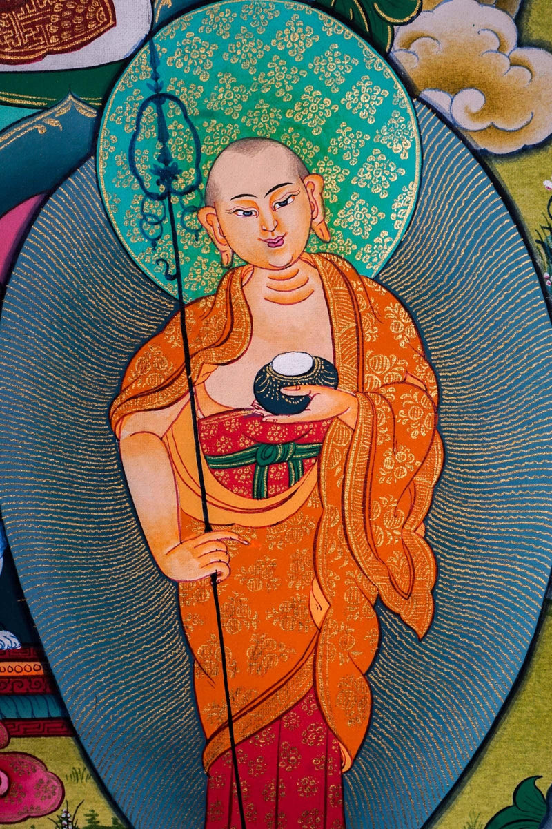 Genuine Thangka Art of Shakyamuni Buddha  For Meditational Practice and Spiritual Gifts