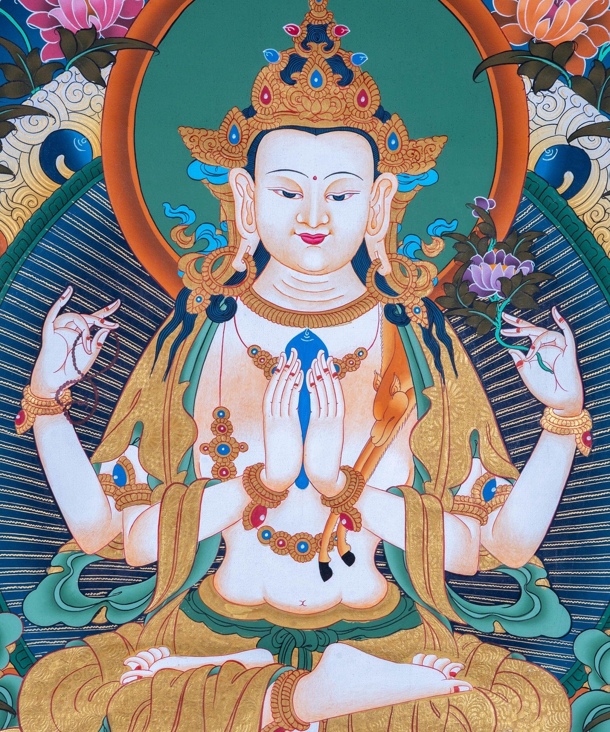 4 arm Chenrezig - Himalayas Shop