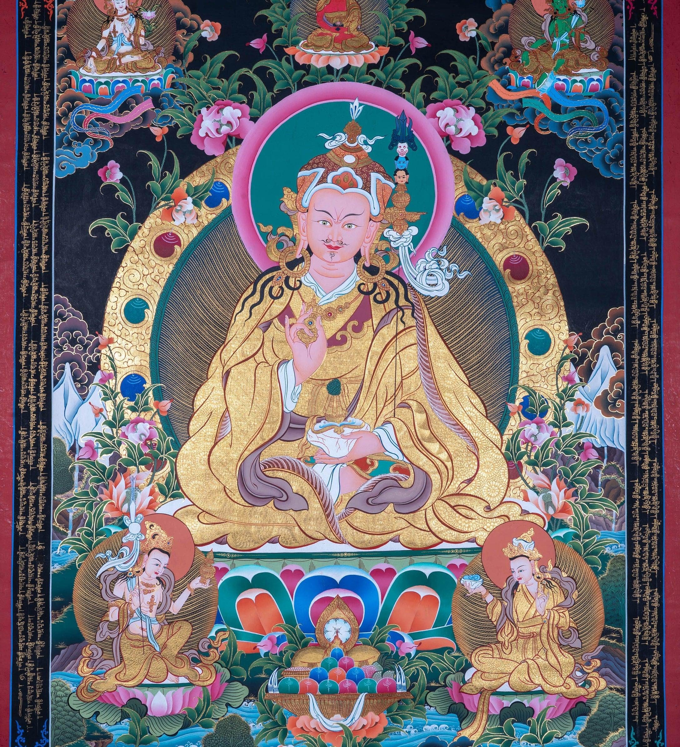 Guru Rinpoche Thangka - Himalayas Shop