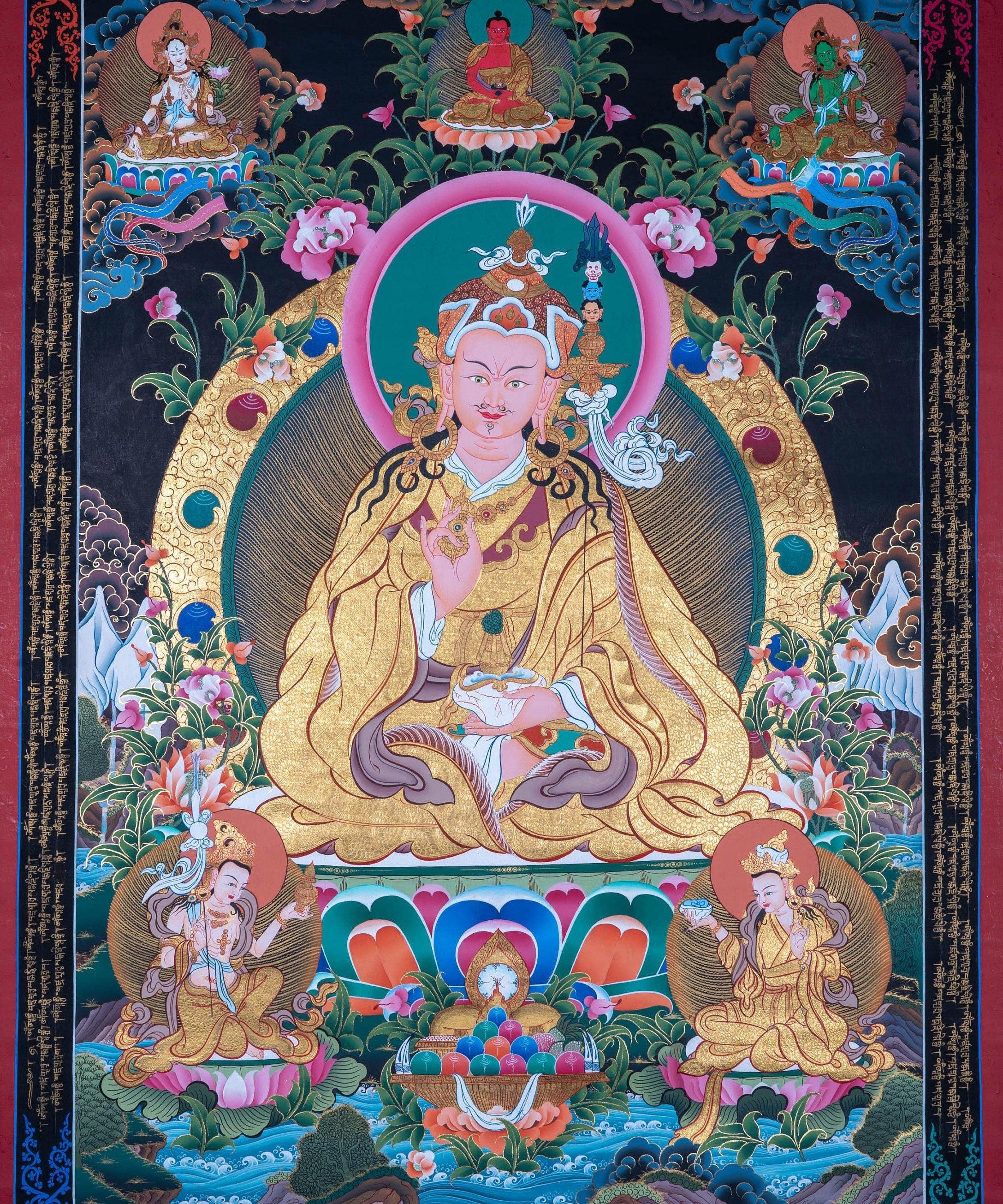 Guru Rinpoche Thangka - Himalayas Shop