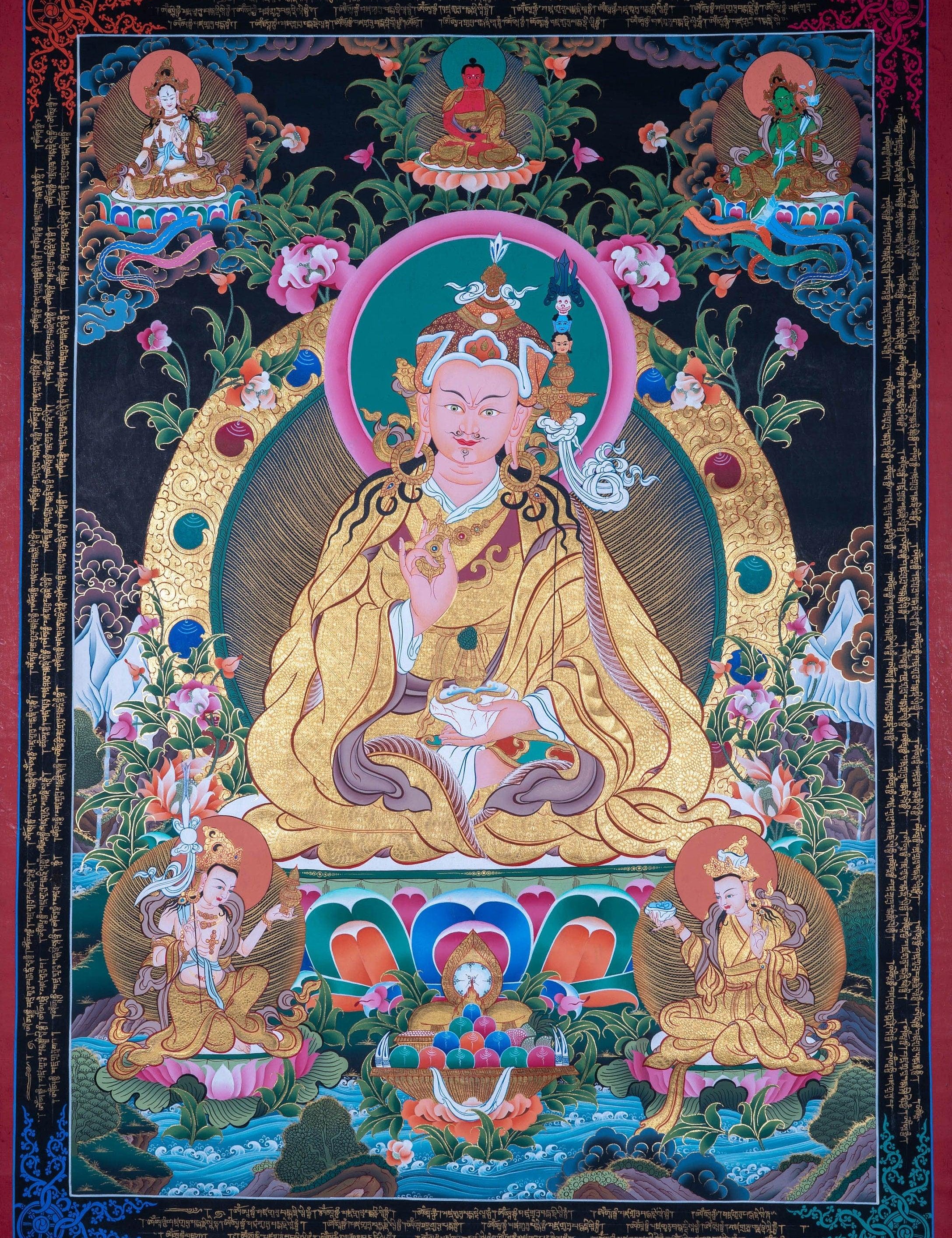 Guru Rinpoche Thangka - Himalayas Shop