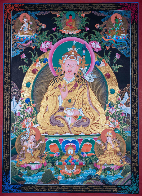 Guru Rinpoche Thangka - Himalayas Shop