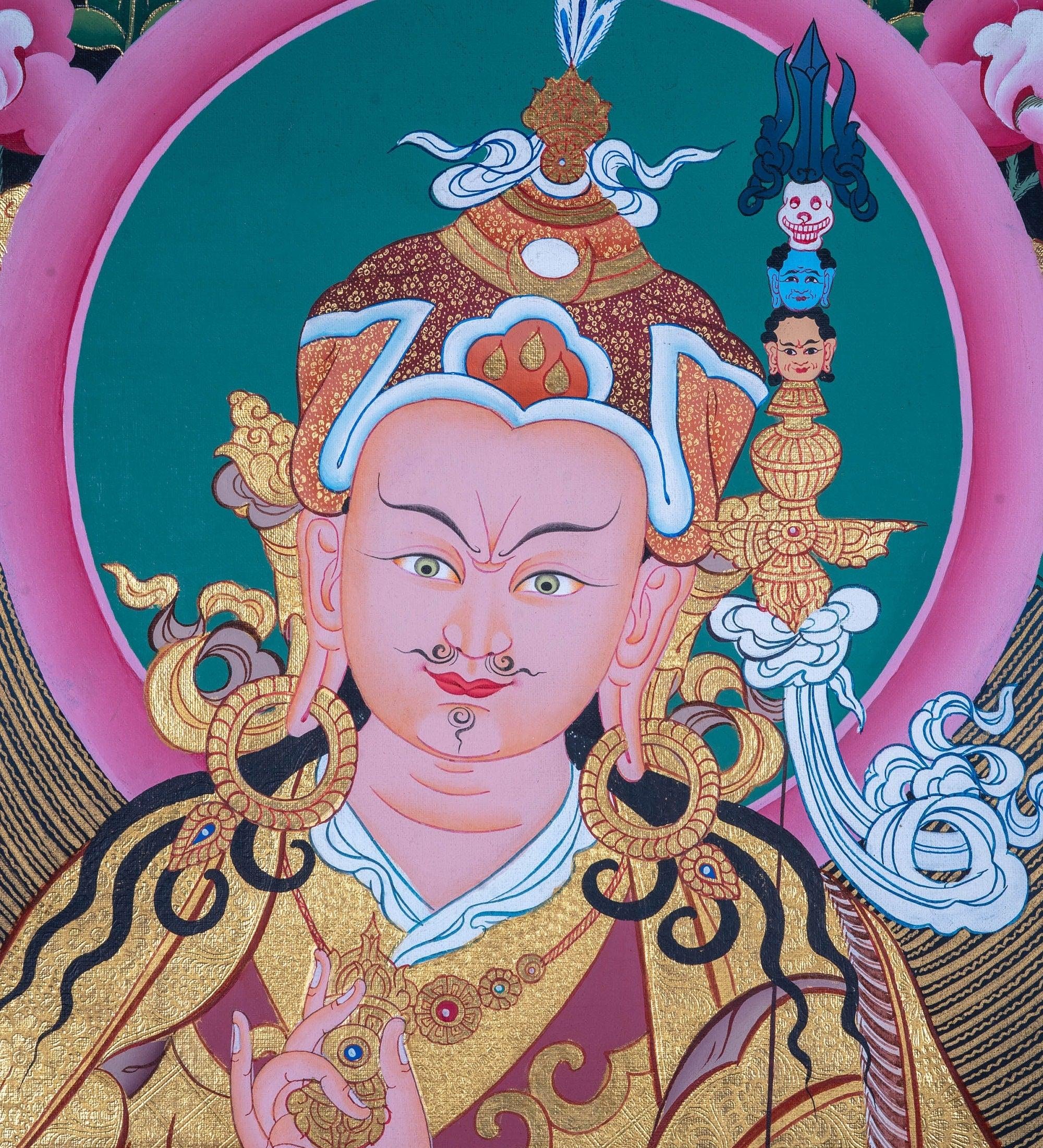 Guru Rinpoche Thangka - Himalayas Shop