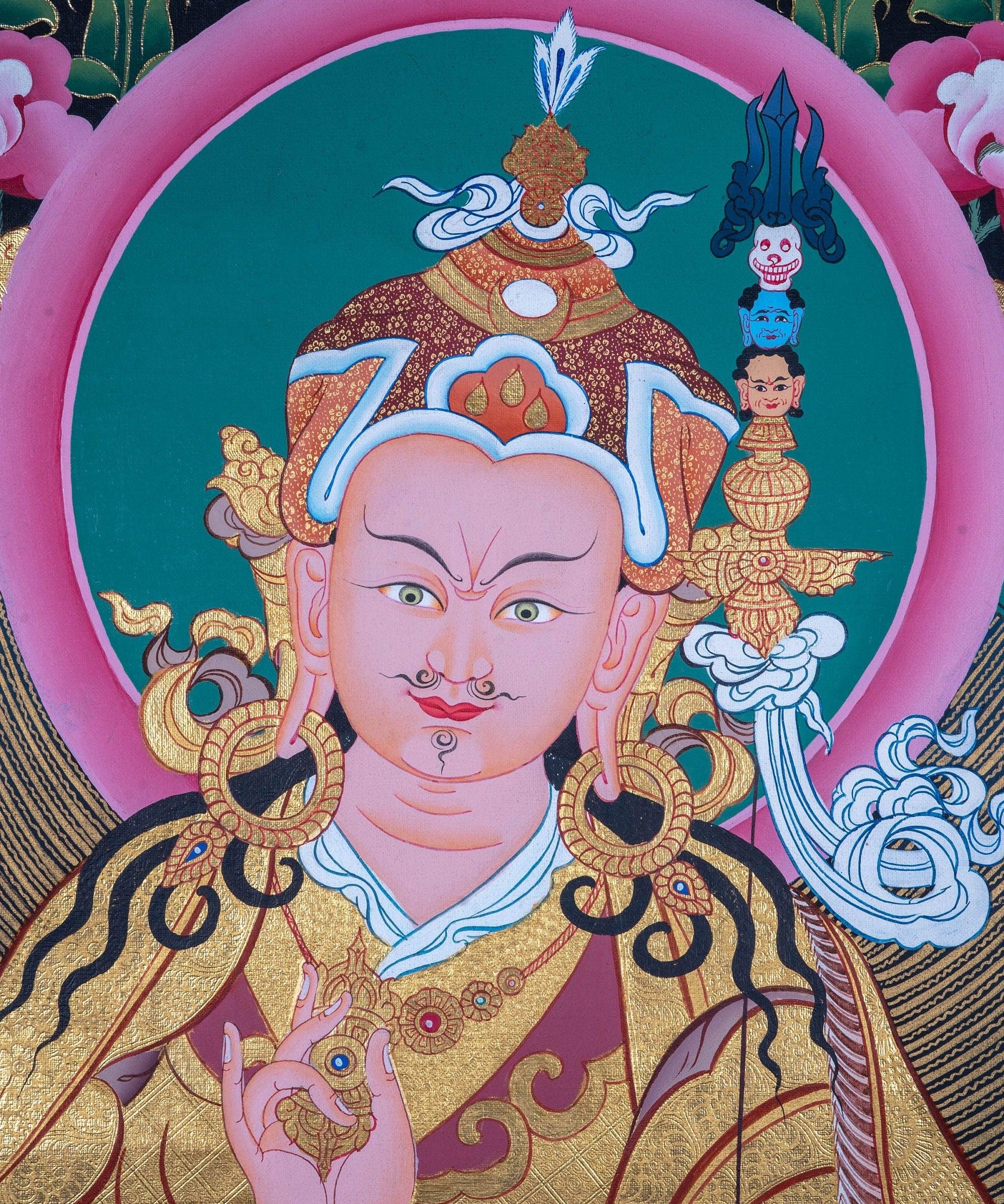 Guru Rinpoche Thangka - Himalayas Shop