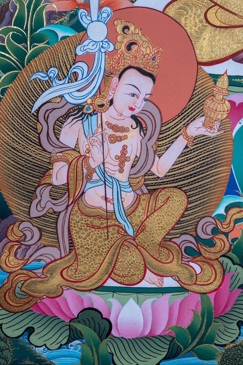 Guru Rinpoche Thangka - Himalayas Shop