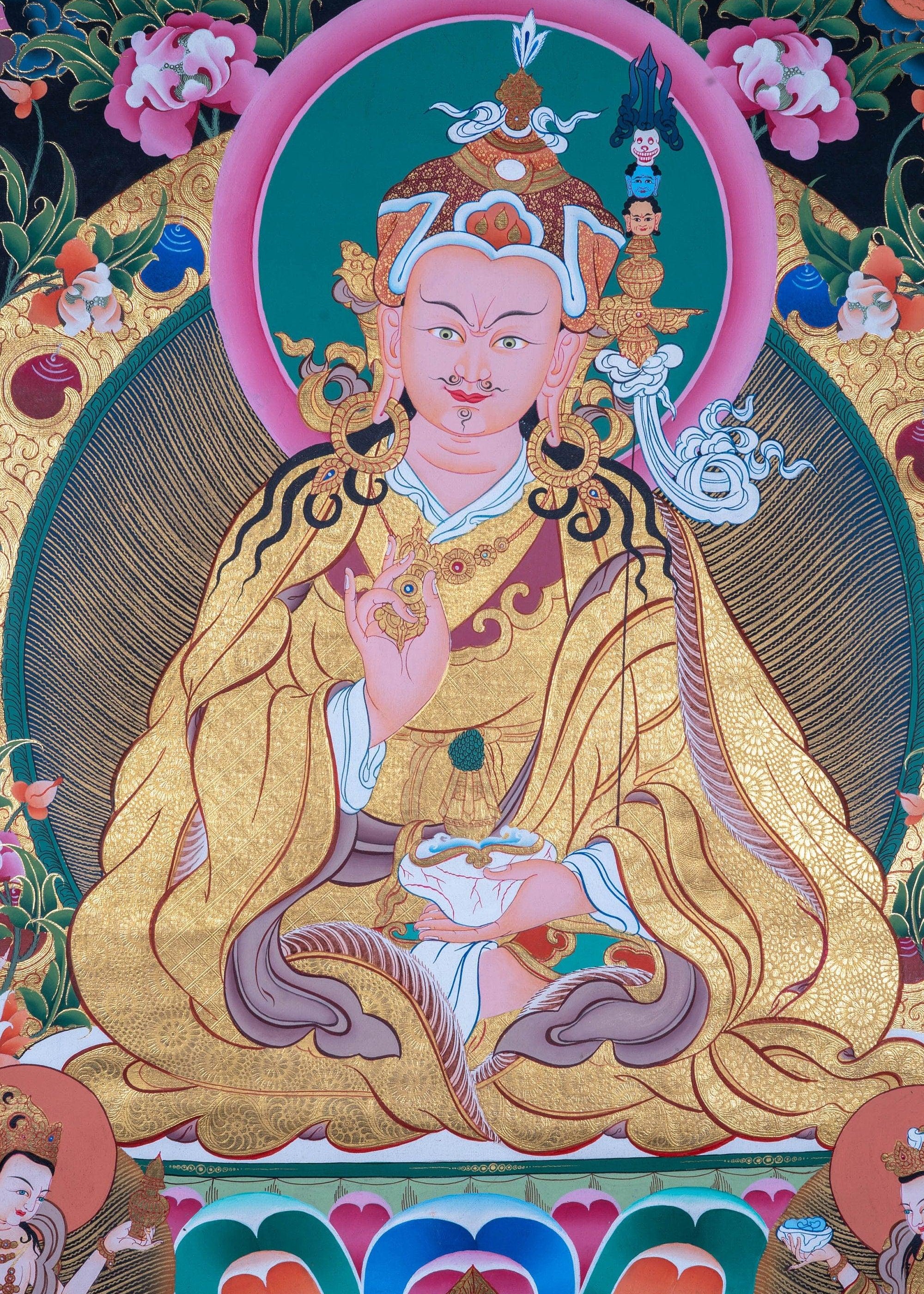 Guru Rinpoche Thangka - Himalayas Shop