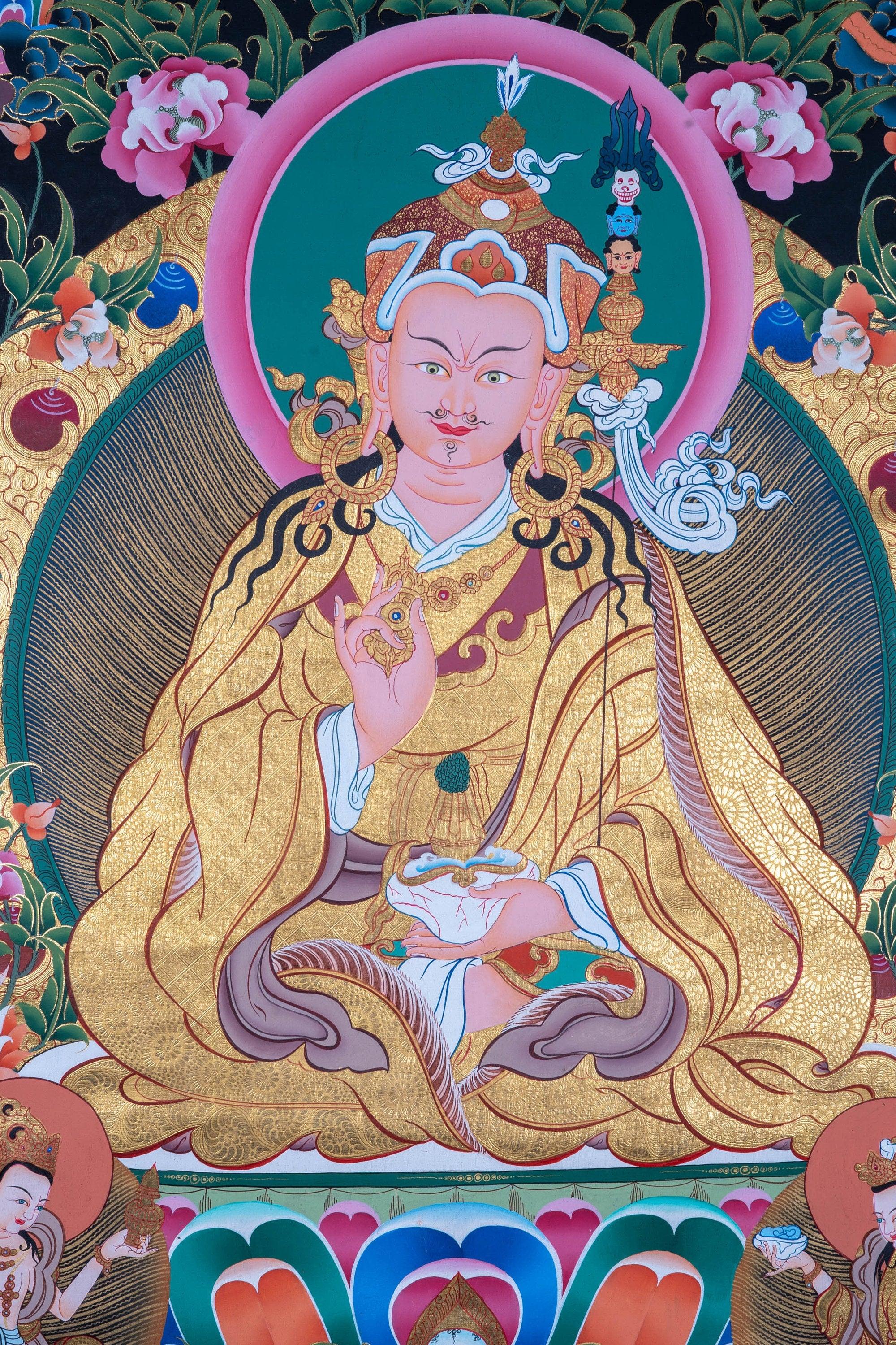 Guru Rinpoche Thangka - Himalayas Shop