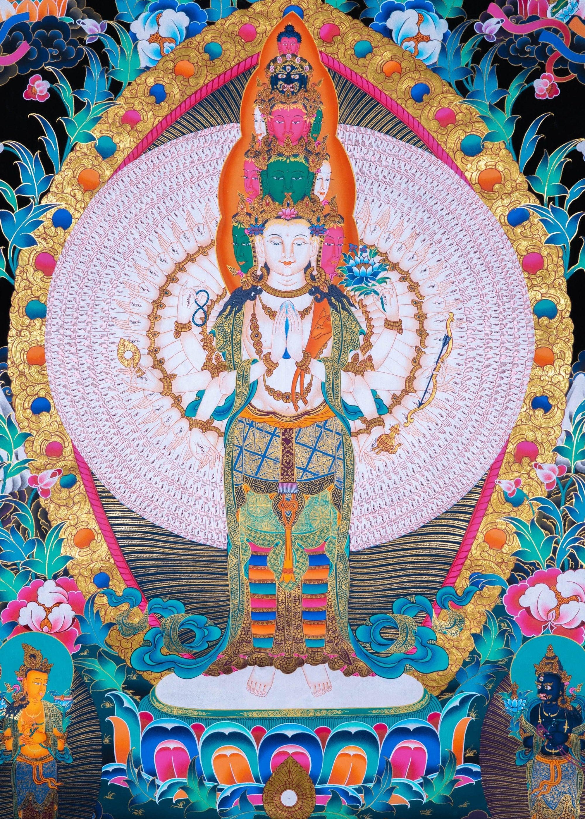 1000 Arm Avalokiteshvara - Himalayas Shop
