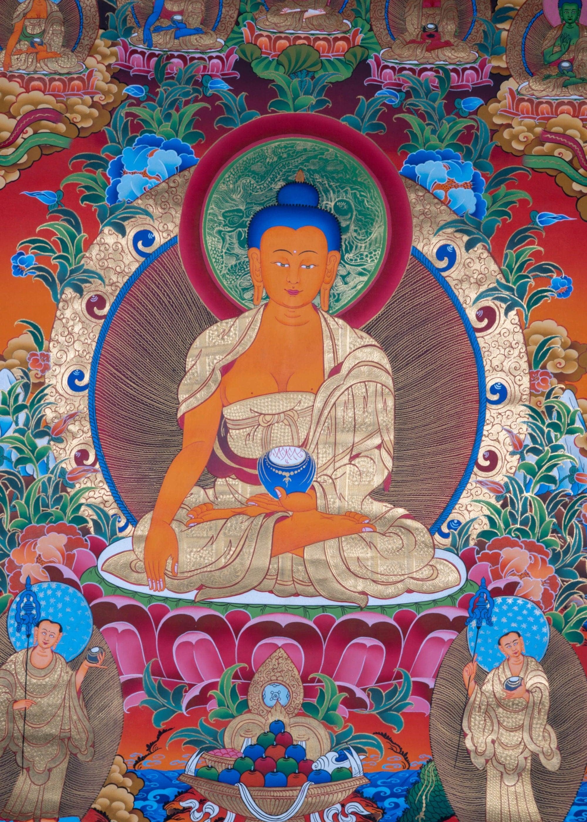 Shakyamuni Buddha Thangka - Himalayas Shop