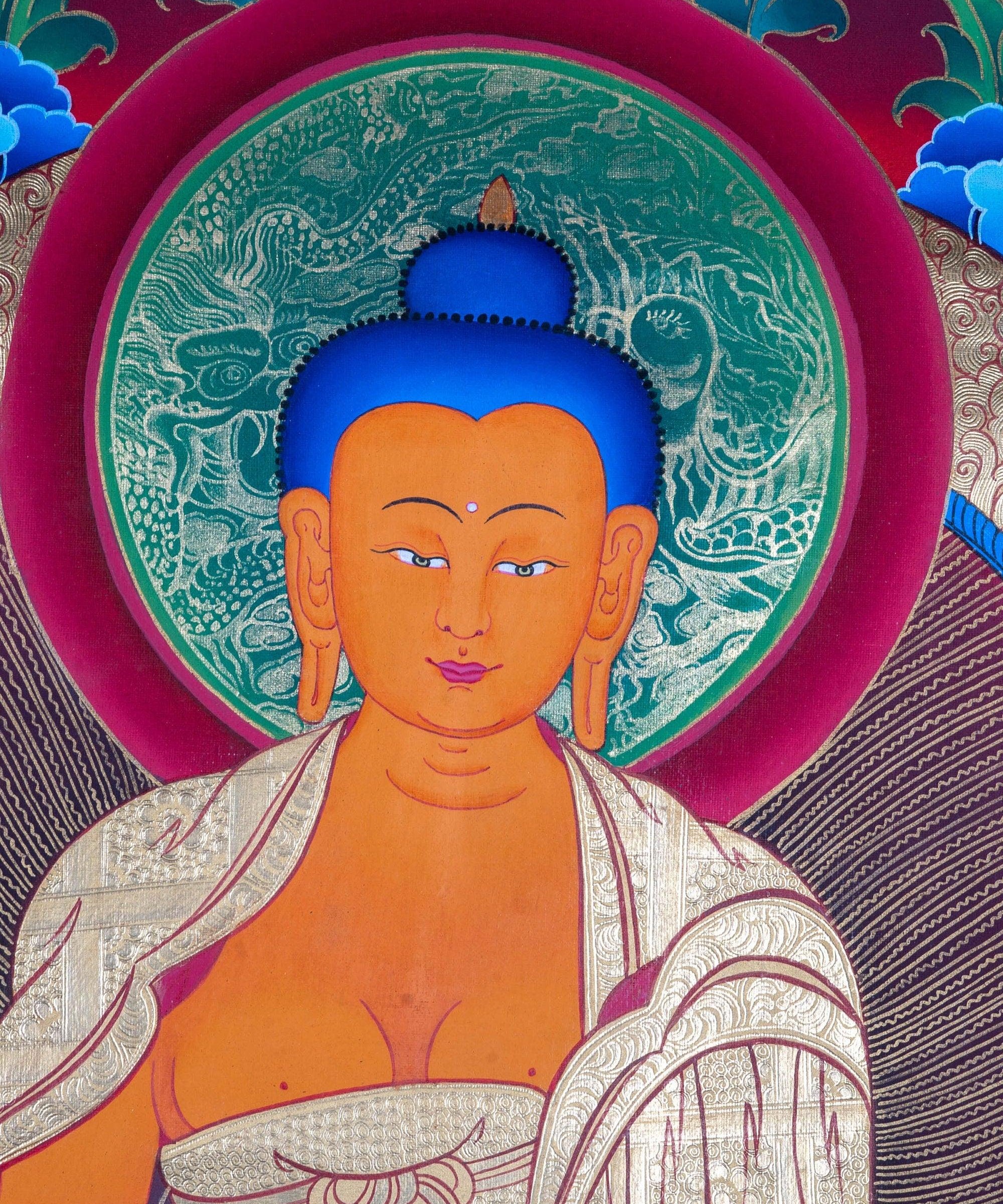 Shakyamuni Buddha Thangka - Himalayas Shop