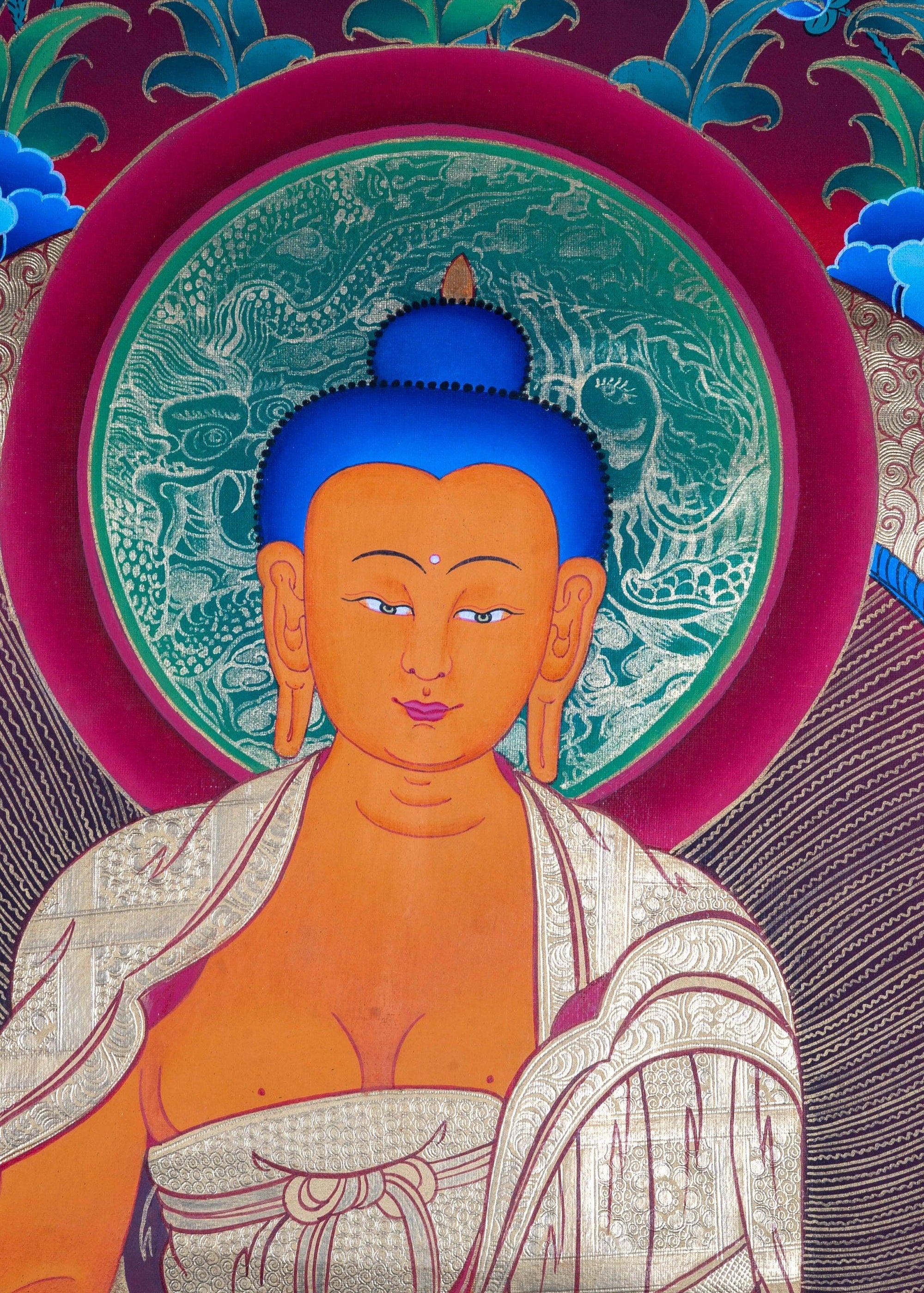 Shakyamuni Buddha Thangka - Himalayas Shop