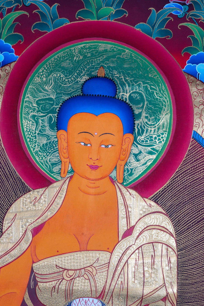 Shakyamuni Buddha Thangka - Himalayas Shop