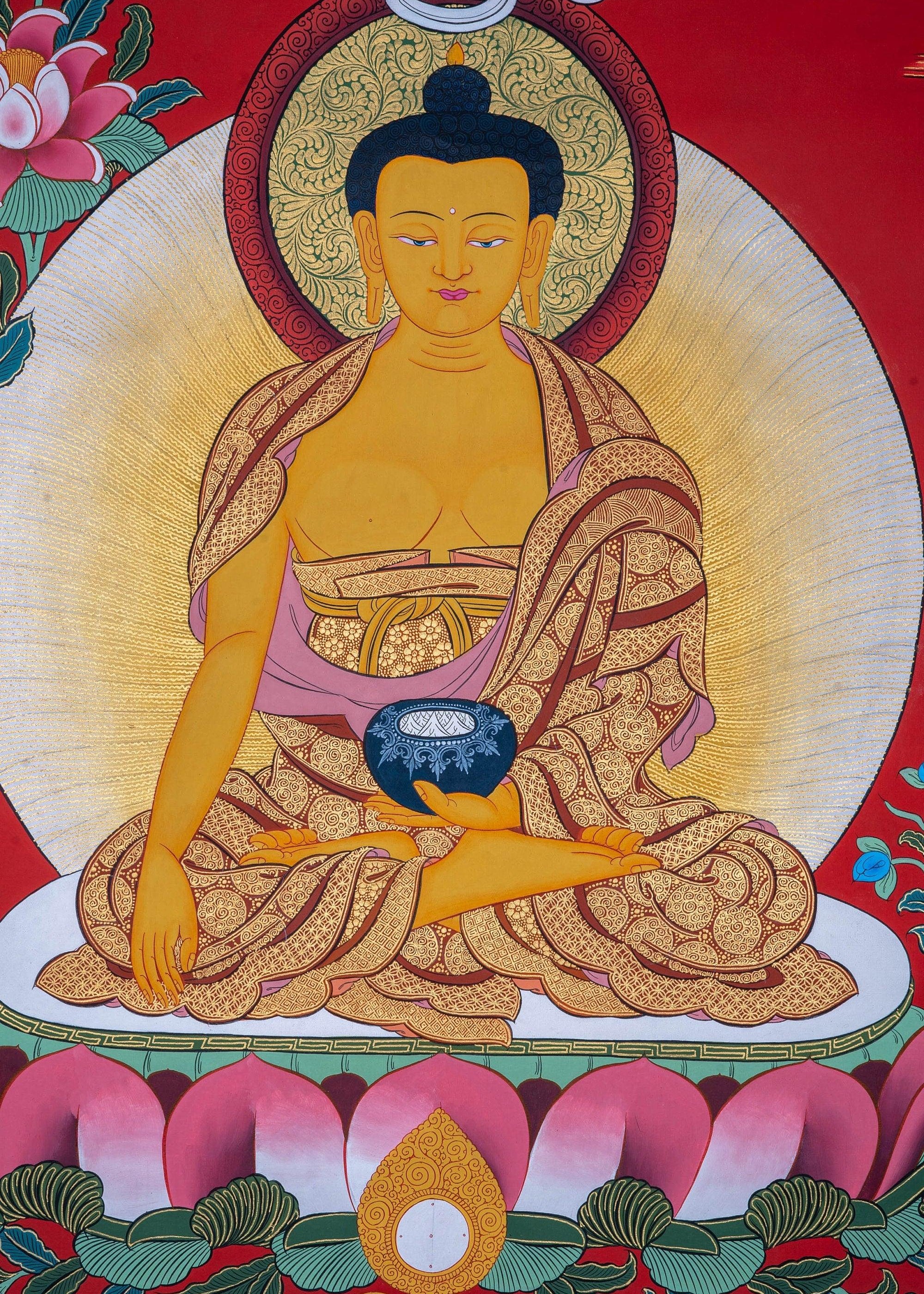 Shakyamuni Buddha Thangka - Himalayas Shop