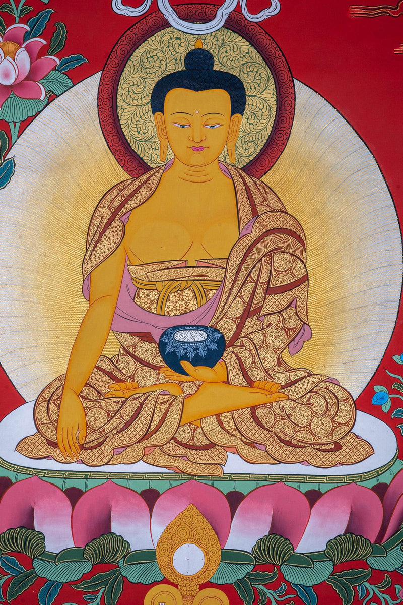 Shakyamuni Buddha Thangka - Himalayas Shop