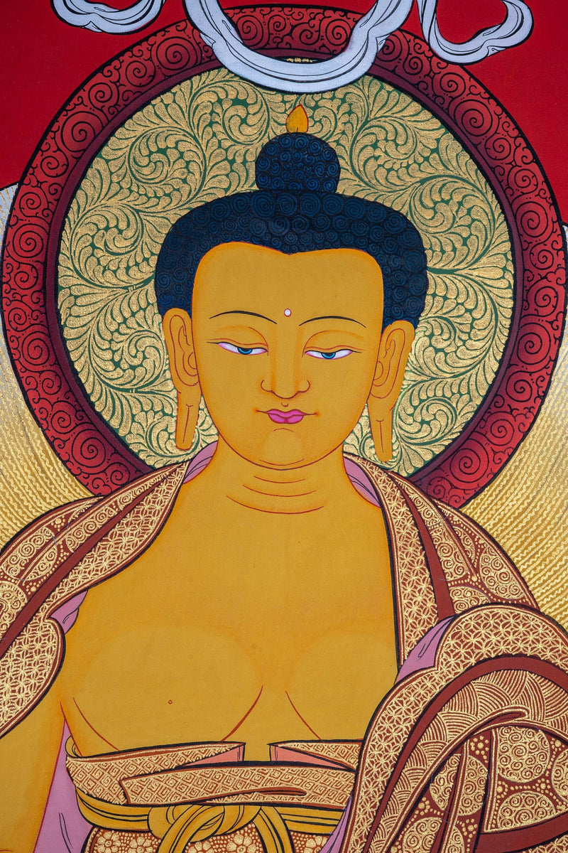 Shakyamuni Buddha Thangka - Himalayas Shop