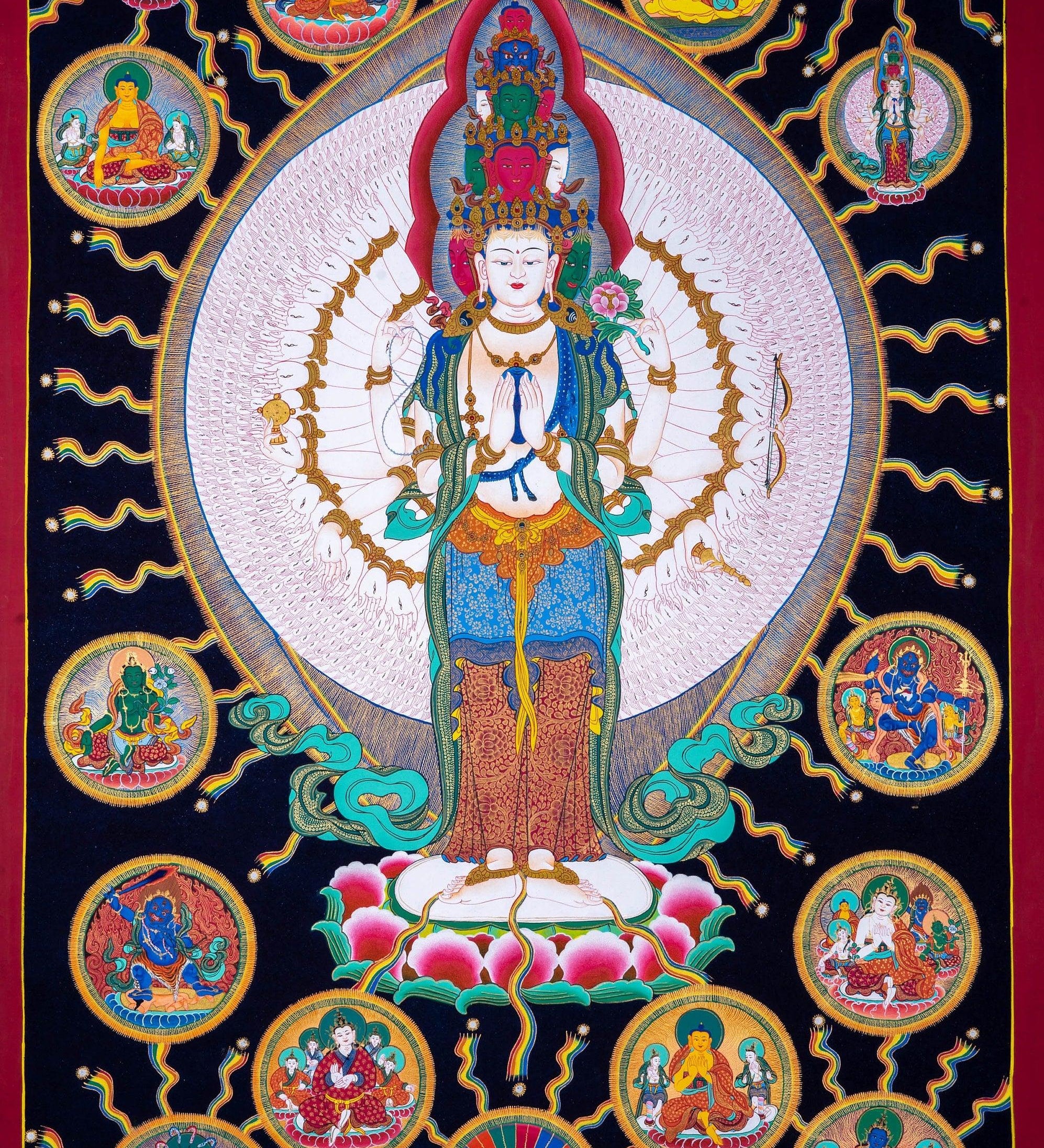 Avalokiteshvara Thangka Painting