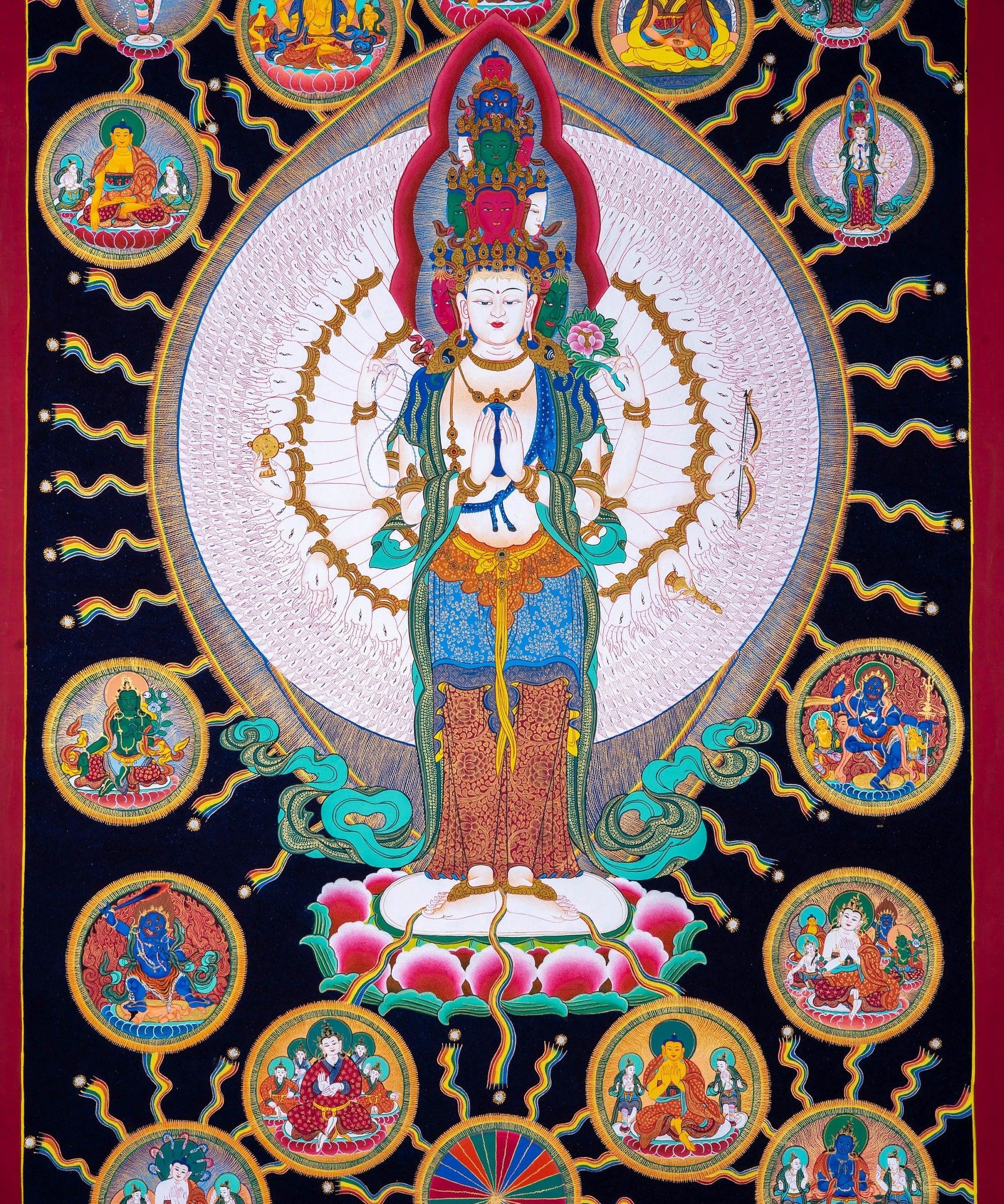 Avalokiteshvara Thangka Painting