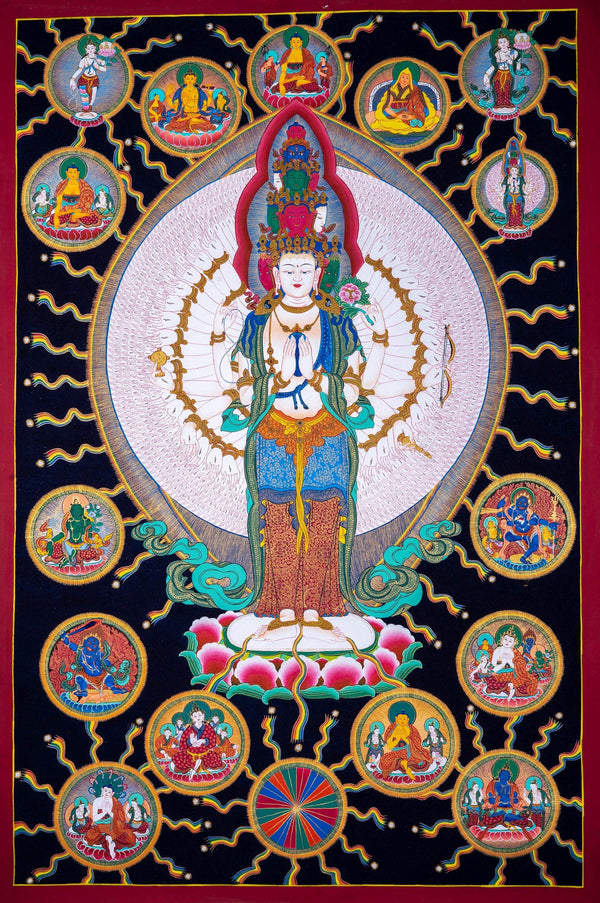 Avalokiteshvara Thangka Painting
