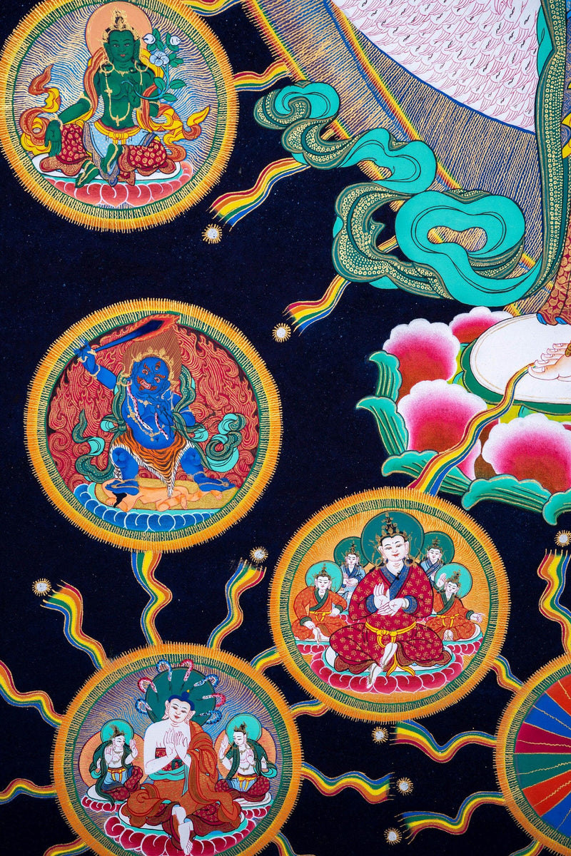 Avalokiteshvara Thangka Painting - Himalayas Shop