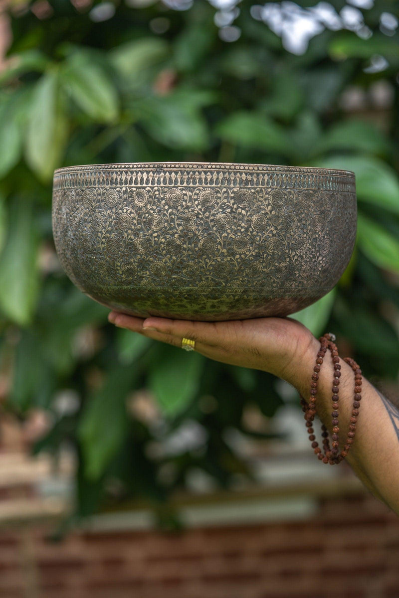 Antique Healing Singing Bowl