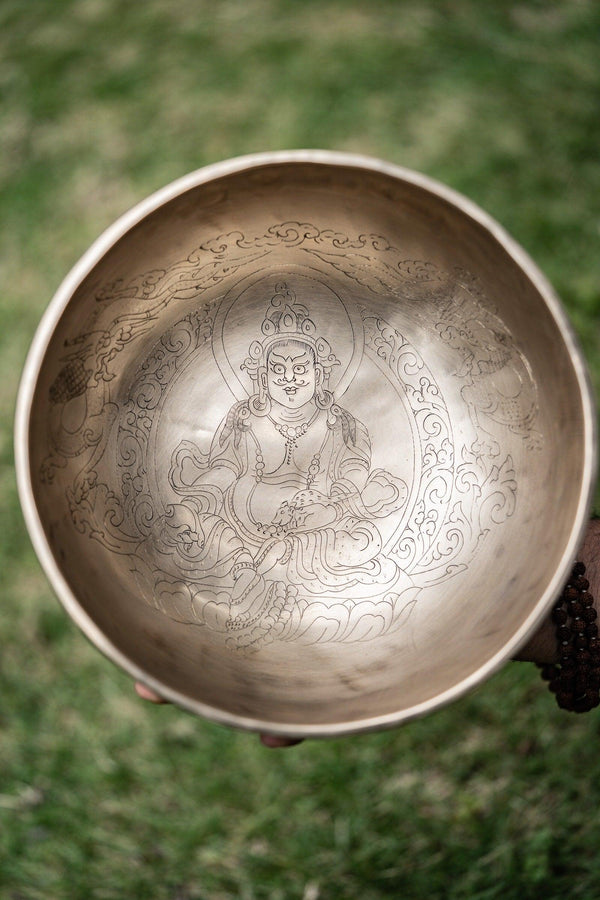 Zambala Engraved Singing Bowl - Himalayas Shop
