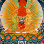 Long Life Amitabha Buddha Thangka - Himalayas Shop