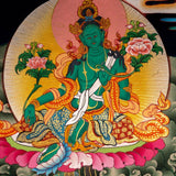 Long Life Amitabha Buddha Thangka - Himalayas Shop