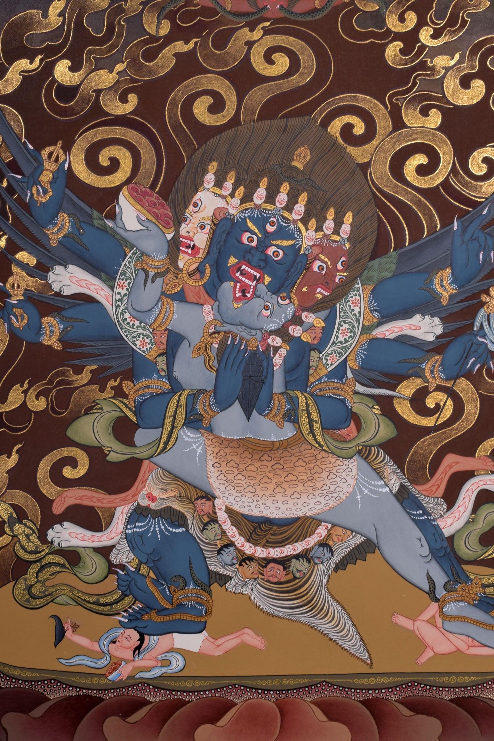 Vajrakumara Thangka Painting - Himalayas Shop