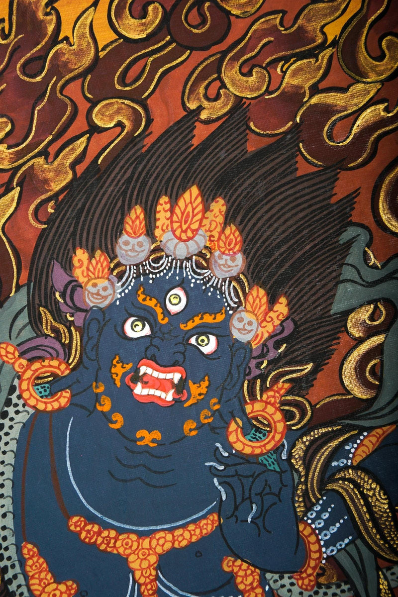Vajrapani Buddhist Thangka Painting