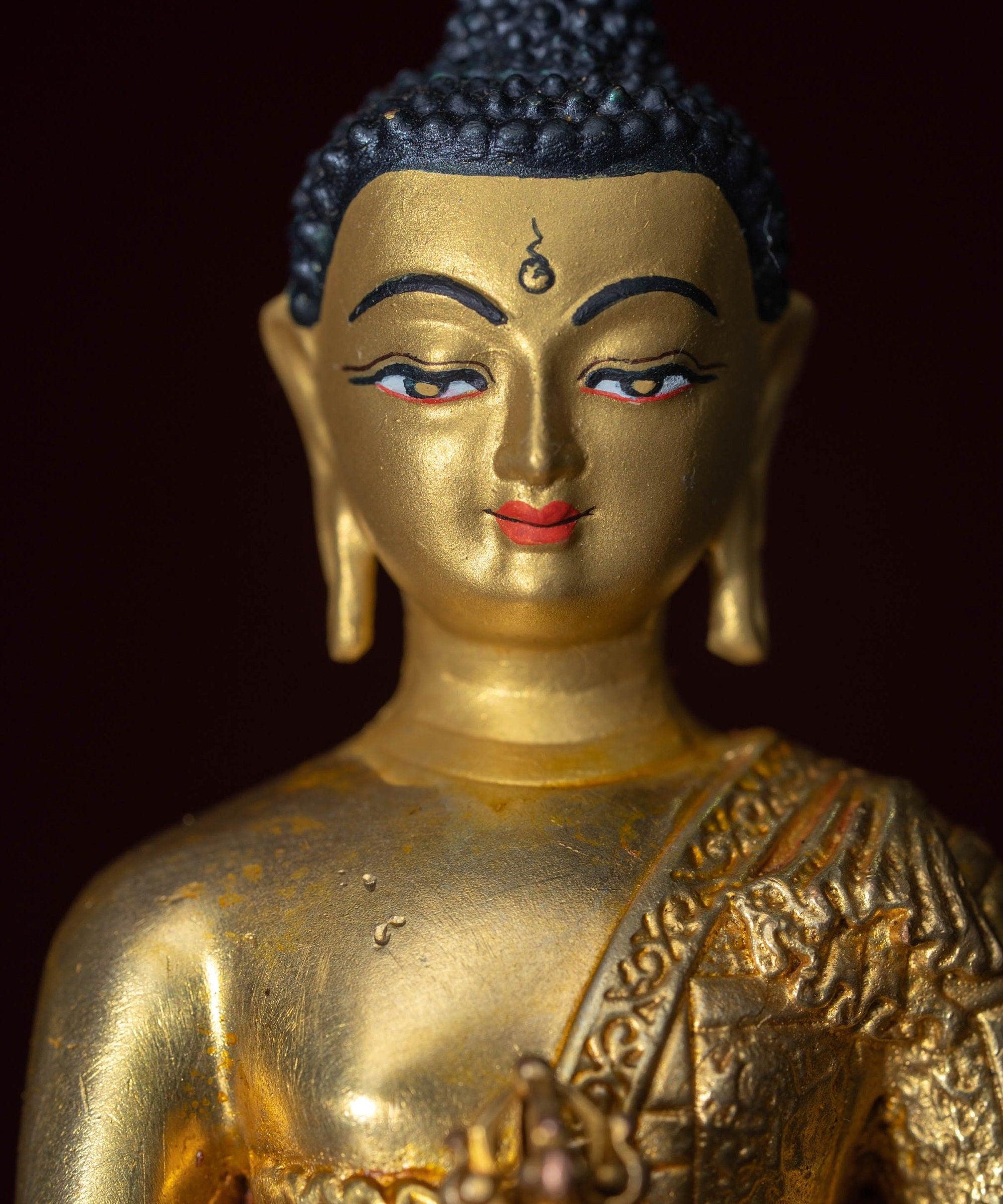 Ashokbhya Buddha- 5 Dhyani Buddha gold statue collection