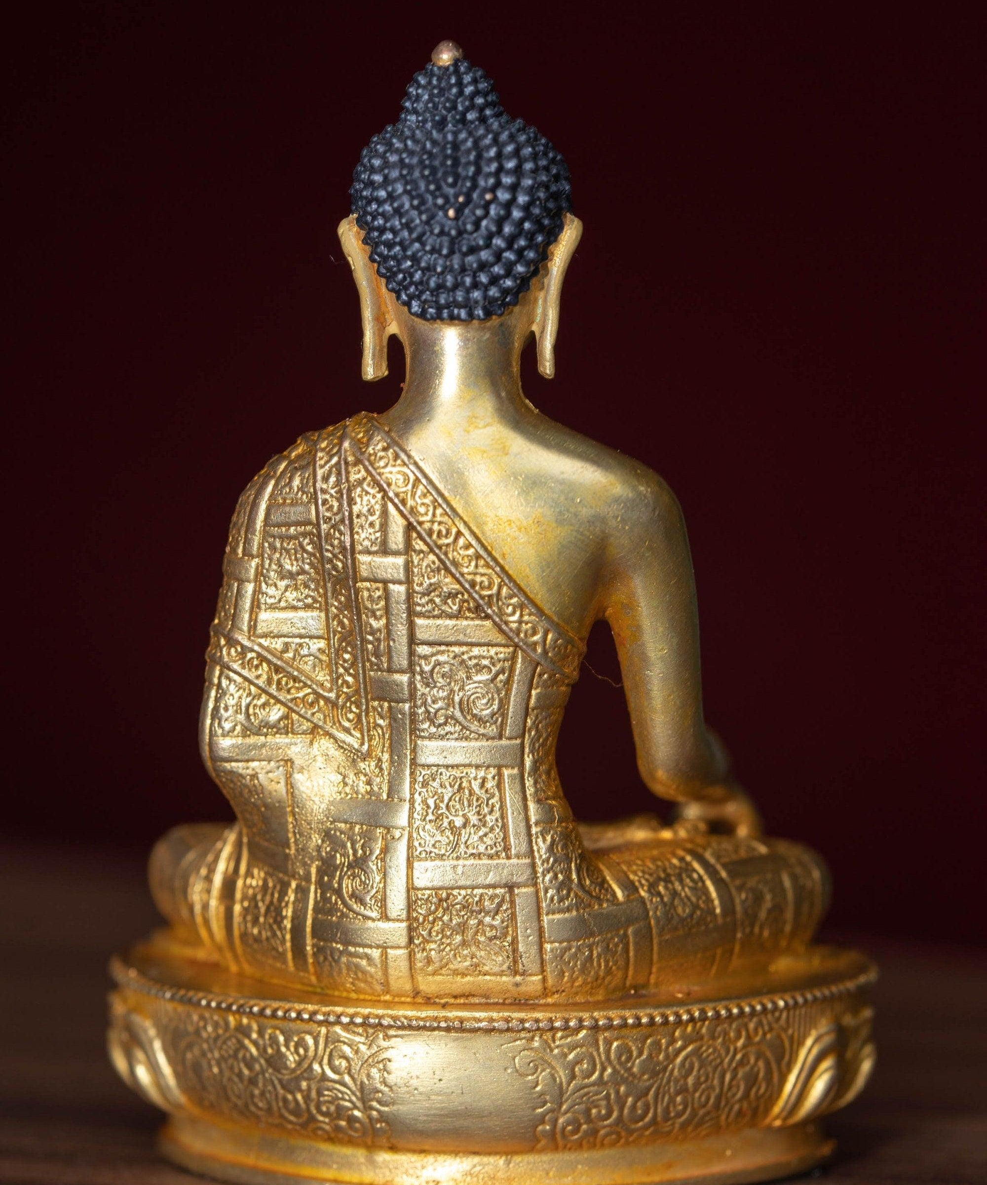 Ashokbhya Buddha- 5 Dhyani Buddha gold statue collection