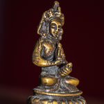 Antique collection piece of Bajrasattwa buddhist deity with detail metal craft work