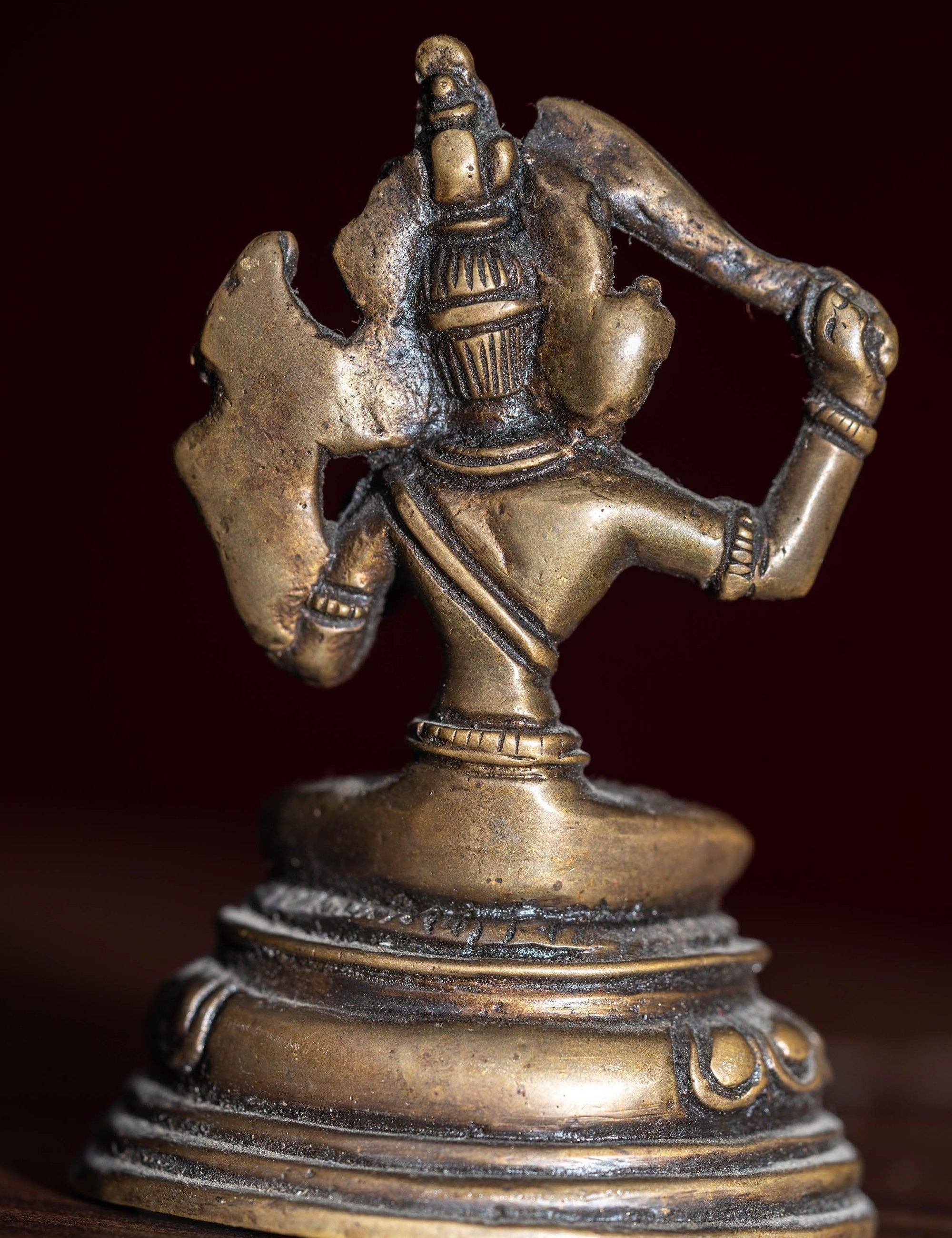 Amoghasiddhi Small size Buddha statue is gold plated for gifts, home and altar space