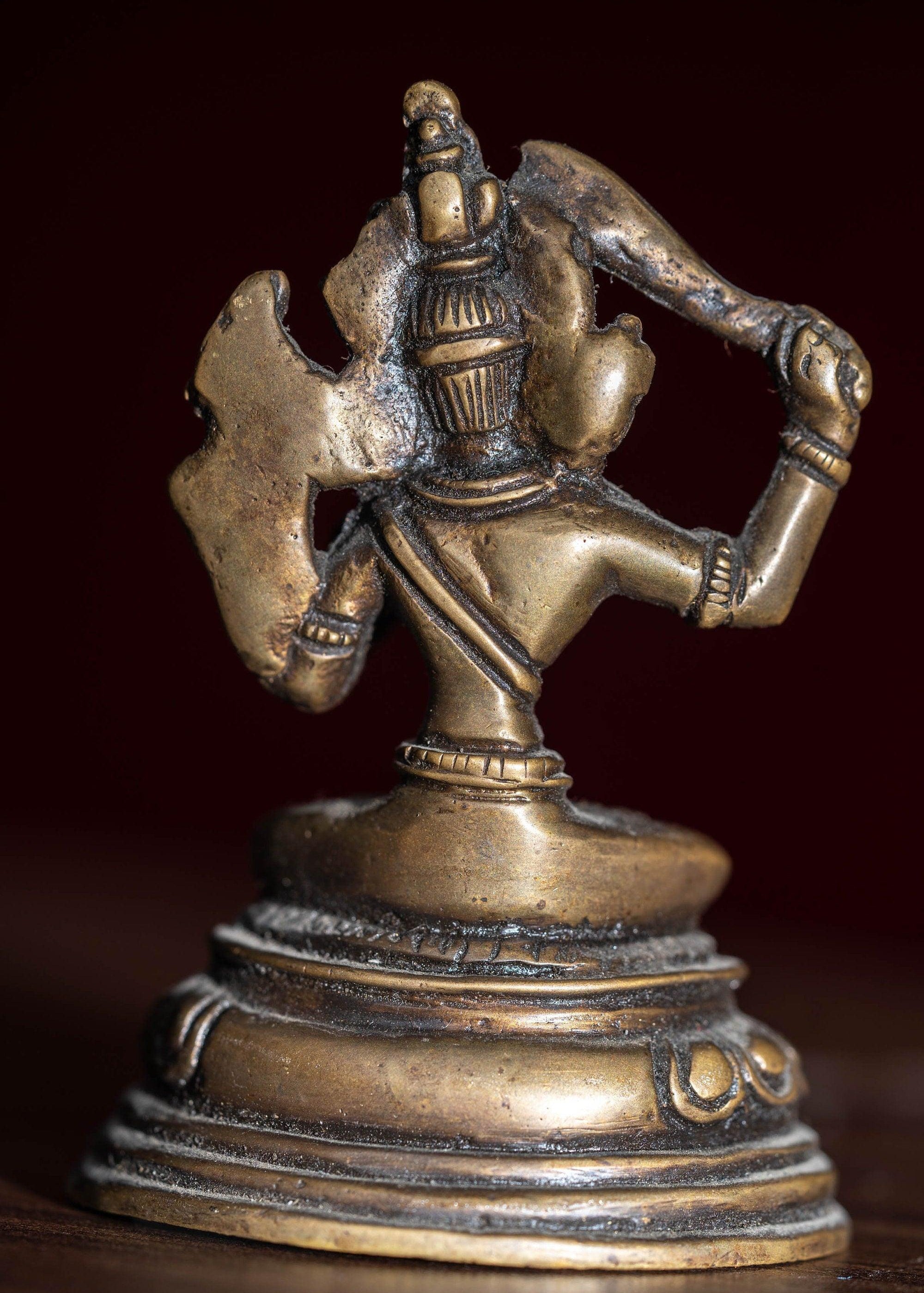 Amoghasiddhi Small size Buddha statue is gold plated for gifts, home and altar space