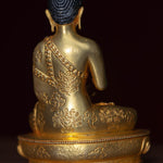 Amoghasiddhi Small size Buddha statue is gold plated for gifts, home and altar space