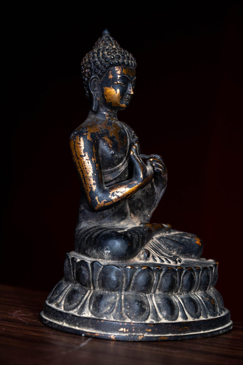 Antique Vairochana Buddha Statue Collection piece