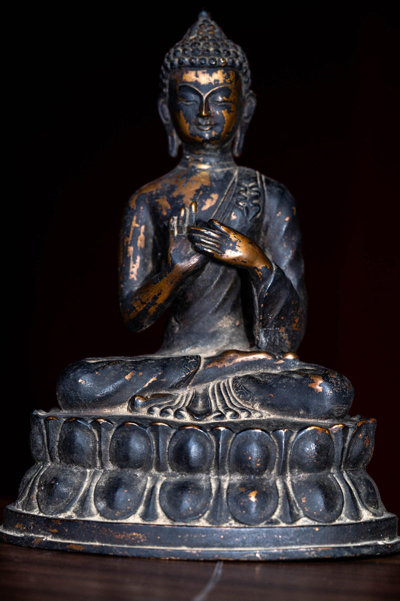 Antique Buddha Statue of Maitreya Buddha 
