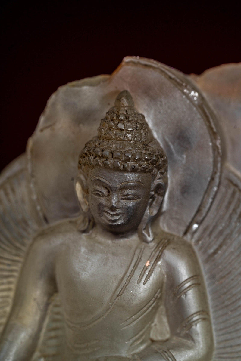 Shakyamuni Buddha  Crystal Statue