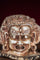 Bone carving Bhairav statue for altar and rituals