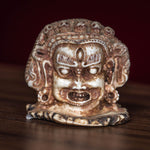 Bone carving Bhairav statue for altar and rituals