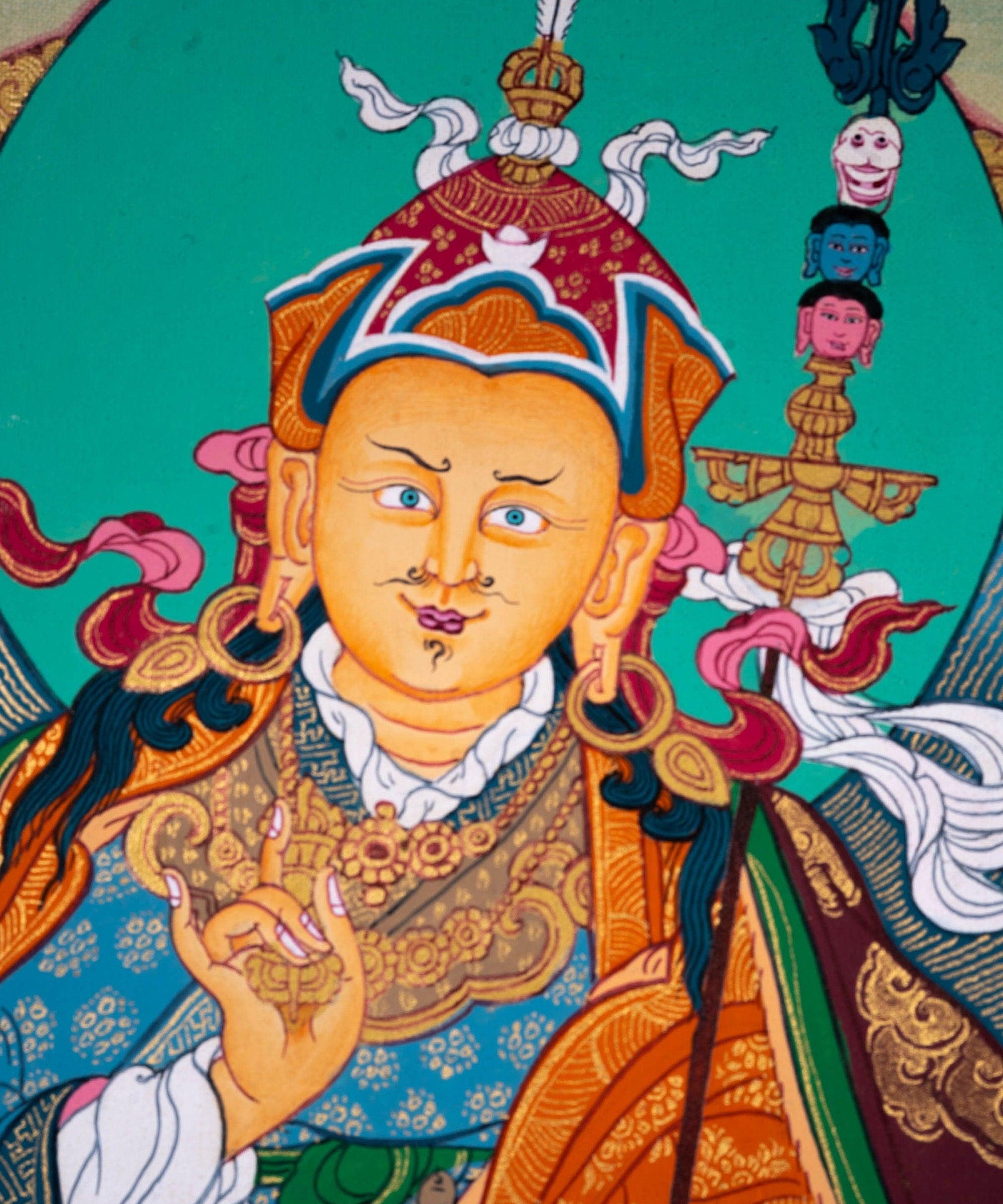 Genuine Thangka of Padmasambhava - Guru Rinpoche